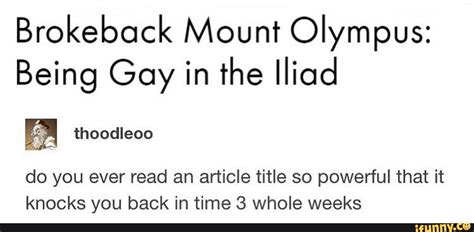 is achilles gay|Brokeback Mount Olympus: Being Gay in the Iliad.